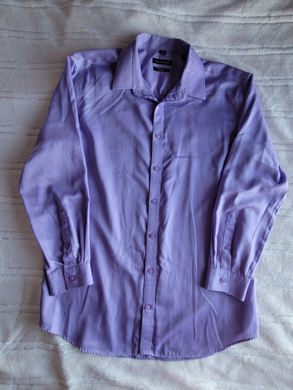 Classic Lavender Men's Dress Shirt -